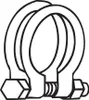 Bosal Klemmstück, Abgasanlage Mitte 250-547 Produktbild-Vorschau 3