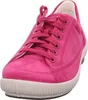 A close-up, front-facing view of a pink sneaker. Produktbild-Vorschau