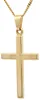 Gold Anhänger Kreuz mit Goldkette massiv 585 - 14 Karat Produktbild-Vorschau 1