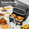 Teplovzdušná fritéza 10L dvojkomorová bezolejová mini rúra Náhľad obrázku produktu 5