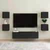 vidaXL Noční stolky 2 ks černé 30,5x30x30 cm výrobek ze Náhled obrázku produktu 2
