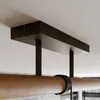 Lindby Hängeleuchte Holgar, grau, 3-flg., Holz, Metall, E27 Produktbild-Vorschau 5