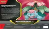 The back of a Pokemon TCG Mega Venusaur EX Premium Collection box, showing product details and artwork. Produktbild-Vorschau