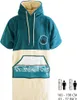 Poncho Wave Hawaii Baumwolle Velours Poncho Petrol M WH4020 Produktbild-Vorschau 2