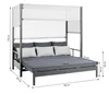 Dehner Gartenmöbel Daybed Hollywood, 3-Sitzer, inkl. Produktbild-Vorschau 7