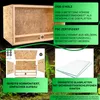 ITA Holz Terrarium 100х60х60 cm mit Offenem Dach & Produktbild-Vorschau 4