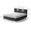 Boxspringbett Muna Doppelbett mit Pocketmatratze 17 cm Produktbild-Vorschau 9