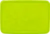 A top-down view of a green plastic container lid with a subtle embossed pattern. Náhled obrázku produktu