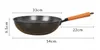 Wok-Pfanne 33 cm – Tiefe Stahlpfanne mit Deckel für Produktbild-Vorschau 2