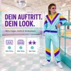 Tenue de survêtement des années 80 et 90 - Survêtement fluo Voir les images du produit 4