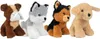 Sitzender Plüschhund/Welpe, 15 cm, 4 Farben, 12 Stück im Produktbild-Vorschau 16
