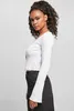 Dámsky svetr Urban Classics Ladies Cropped Rib Cardigan Náhľad obrázku produktu 2