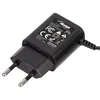 A black power adapter with a European plug, showing regulatory markings and brand logo. Náhľad obrázku produktu