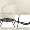 Fauteuil cocktail CENTERA rond et rembourré - Aspect Voir les images du produit 5