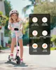 KXQ-EPRO Elektroscooter Kinder Klappbar Elektroroller Rosa Produktbild-Vorschau 3