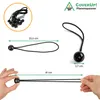 Product image showing multiple bungee cords with balls, along with dimensions and branding. Produktbild-Vorschau