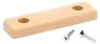 8x sossai Möbelgleiter in Beige inkl. Schrauben 50x14x5mm Produktbild-Vorschau 2