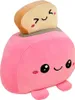 Kuscheltier Toaster rosa kawaii - ca. 24 cm Voir les images du produit 3
