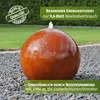 CLGarden Cortenstahl Kugelbrunnen 48cm Gartenbrunnen mit Produktbild-Vorschau 5