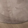 Flauschiger Teppich Oval - Cozy Taupe Produktbild-Vorschau 5
