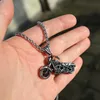 Lederkette Edelstahl 316 BIKE CHOPPER 50 cm Silber Produktbild-Vorschau 5