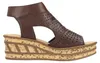 Rieker Keilsandaletten Damen 32313933353132 Braun 41 EU Produktbild-Vorschau 2