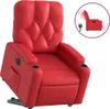 vidaXL Relaxsessel mit Aufstehhilfe Elektrisch Rot Produktbild-Vorschau 1