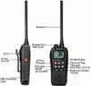 A product shot of a walkie-talkie with labels pointing to its various features. Náhľad obrázku produktu
