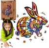 Holzpuzzle ECO FLUFFY KANINCHEN A4 PuzA4-01744 Náhled obrázku produktu 7
