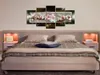 Tableau acoustique Fleurs 200 x 100 cm Tableau en 5 parties Voir les images du produit 1