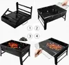 Grill Węglowy Turystyczny Składany Walizka Przenośny Podgląd zdjęcia produktu 3