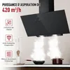 LEVIVO A+++ Hotte Aspirante 80cm avec 420 m³/h, 2 Filtres à Voir les images du produit 1