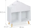 Relaxdays Kinderregal Haus, HxBxT: 64,5 x 60 x 30 cm, 6 Produktbild-Vorschau 4