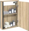 vidaXL Zrkadlová skrinka Sonoma dub 42 x 12 x 60 cm Náhľad obrázku produktu 3