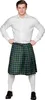 Schottenrock Mr. Tartan grün – Verstellbarer Kilt mit Produktbild-Vorschau 3