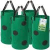 TTL GARDEN 4x 25L Pflanzsack hängend stehend Erdbeer Produktbild-Vorschau 1