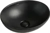 A black ceramic washbasin is shown from a slightly elevated angle against a white background. Náhľad obrázku produktu