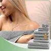 Frottier Handtuch-Set, 4X Handtücher, 2X Duschtücher, 2X Produktbild-Vorschau 6