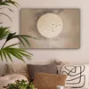 Leinwand Bilder 60x40 cm - Japandi - Vögel - Beige, Bild Produktbild-Vorschau 2