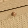 Szafka na buty Fortuna Lai z rattanowym dekorem z 3 Podgląd zdjęcia produktu 6