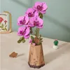 Puzzle 3D, Różowa Orchidea, Drewno, Rowood, 132 elementy Podgląd zdjęcia produktu 2