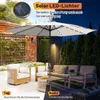 Faziango 3.5m Sonnenschirm UV50+ Sonnenschutz Gartenschirm Produktbild-Vorschau 6