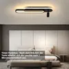 ZMH Plafonnier LED Salon Plafonnier 46W Noir  Variable Spot Voir les images du produit 4