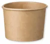 100x Eisbecher Feinkostbecher aus Kraftpapier  rund 230ml Produktbild-Vorschau 2