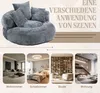 MODFU Doppel-Sitzsack Schlafsofa mit 3 Kissen & Produktbild-Vorschau 6