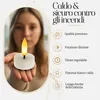 Set di 12 candele LED Meisterhome® - Candele senza fiamma Anteprima dell’immagine prodotto 5