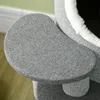 Arbre à chat PawHut de 99 cm avec niches et balle à jouer, Voir les images du produit 9