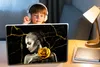 MuchoWow® Laptop Aufkleber Sticker Cover Frauen - Rosen - Produktbild-Vorschau 3