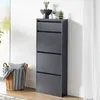 Vozík na topánky "Sokndal" so 4 chlopňami kov 118 x 50 x 15 Náhľad obrázku produktu 2
