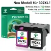 Product packaging and ink cartridges with marketing text. Produktbild-Vorschau